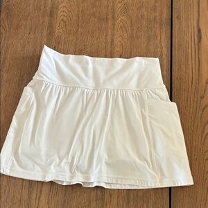 White Athleta athletic Skort with Pockets
